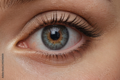 Beautiful female eye close up