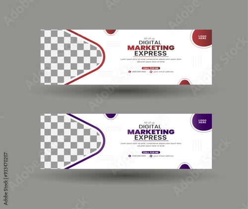  Fully Editable, Advertising Design Facebook Cover, Business Facebook Cover Design, Web Banner Vector Template