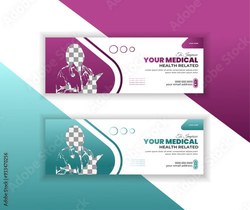 Treatment Services Marketing And Promotion Web Banner Design And Facebook Cover Design Vector Illustration Template.