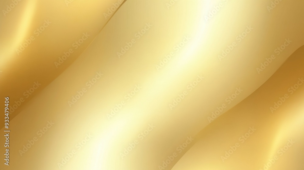 Obraz premium Smooth golden waves creating a luxurious and elegant abstract background with a warm glow.