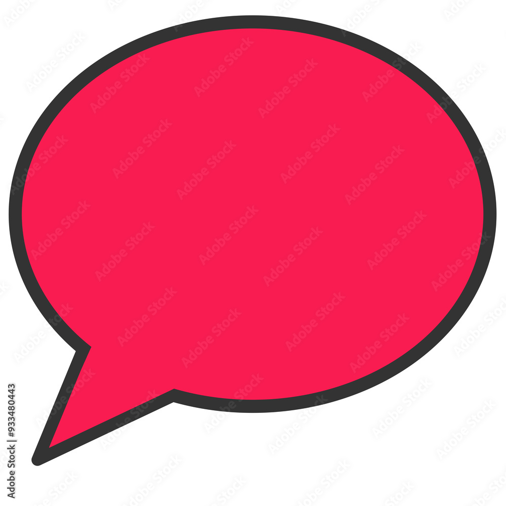 red chat bubble cartoon illustration red chat bubble cartoon illustration