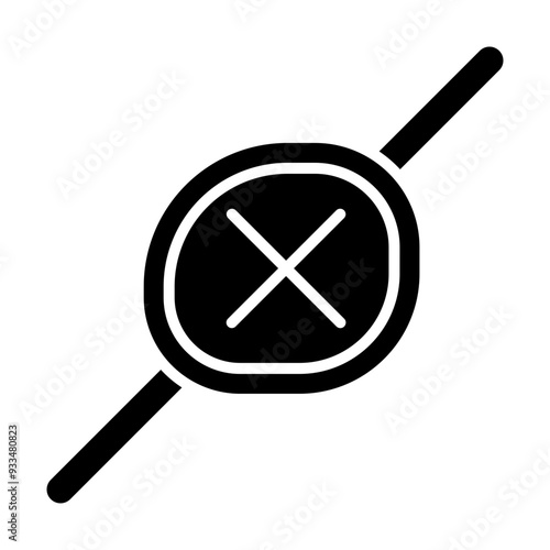 Eye Patch glyph icon