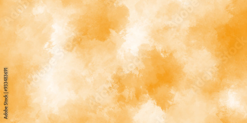 Abstract bright and shinny soft color texture, Multicolored splashed watercolor background with stains, Colorful and bright orange watercolor background texture with grunge watercolor splashes.