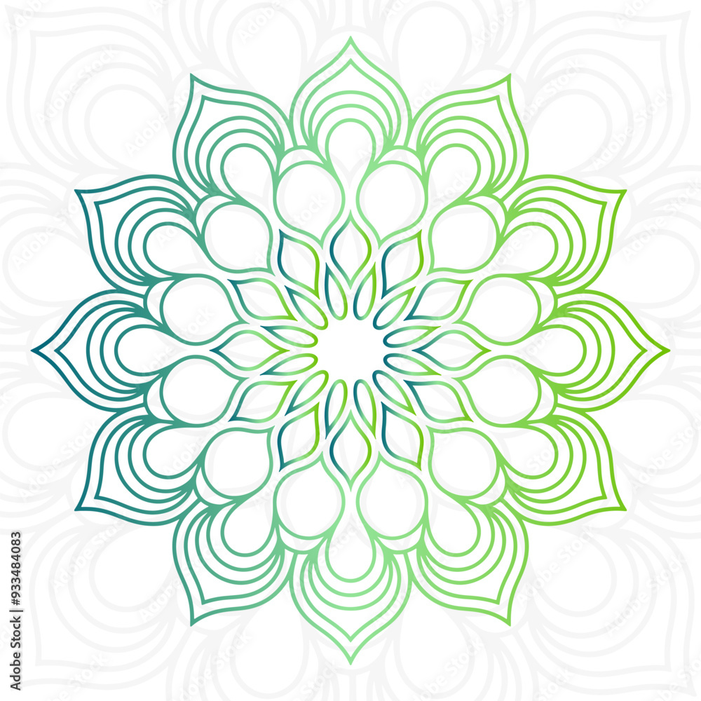 mandala flower on a white background a vector mandala design mandala flower on a white background a vector mandala design