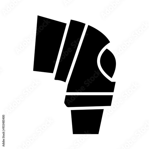Knee Brace glyph icon