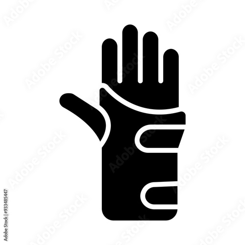 Wrist Support glyph icon