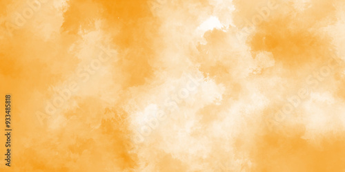 Abstract bright and shinny soft color texture, Multicolored splashed watercolor background with stains, Colorful and bright orange watercolor background texture with grunge watercolor splashes.