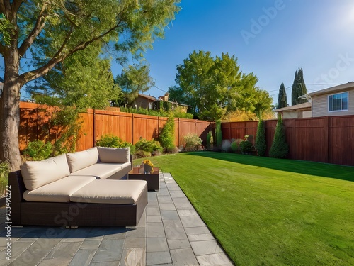 New luxury home with pool, big windows and Solar panel on modern roof. Economical and environmentally friendly heating and lighting system for your comfort, fashion architecture See Less
