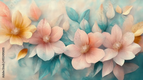 Pastel Floral Art