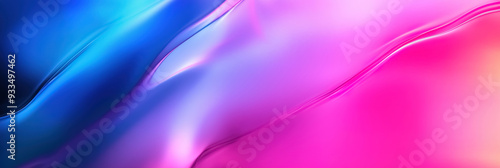 Wallpaper Mural Blurred neon glow black, blue, pink and purple colors flow gradient background Torontodigital.ca