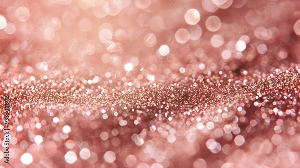 A sparkling rose gold glitter background with bokeh effect, creating a festive and elegant visual texture perfect for celebrations. A sparkling rose gold glitter background with bokeh effect, creating a festive and elegant visual texture perfect for celebrations.