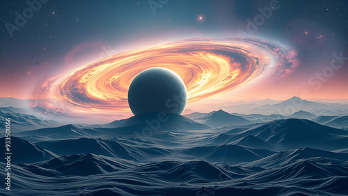 Stunning Space Galaxy Landscape: Breathtaking 4K Wallpaper of the Cosmos