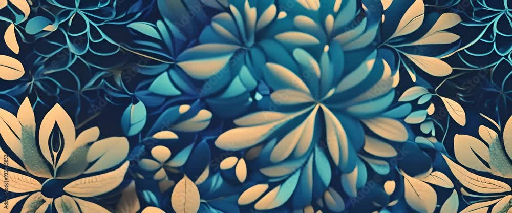 Vibrant close up of blue natural pattern Nature abstract background 4k animation Vibrant close up of blue natural pattern Nature abstract background 4k animation