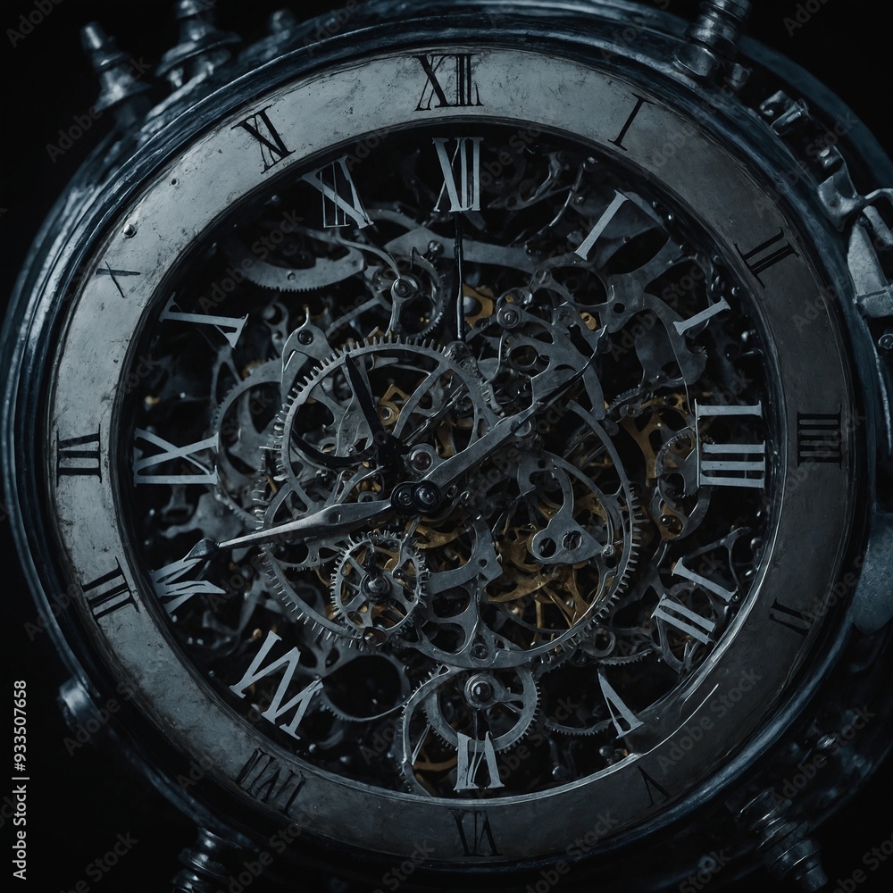 Fototapeta premium The significance of mechanical movements in high-end timepieces