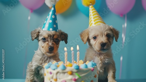 The Puppies' Birthday Celebration photo