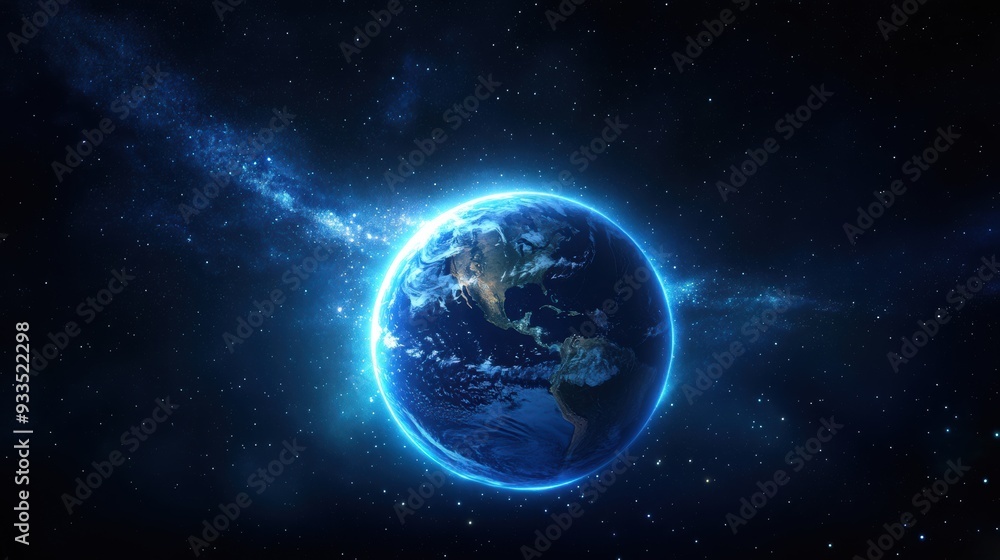 Blue Earth in Space Blue Earth in Space