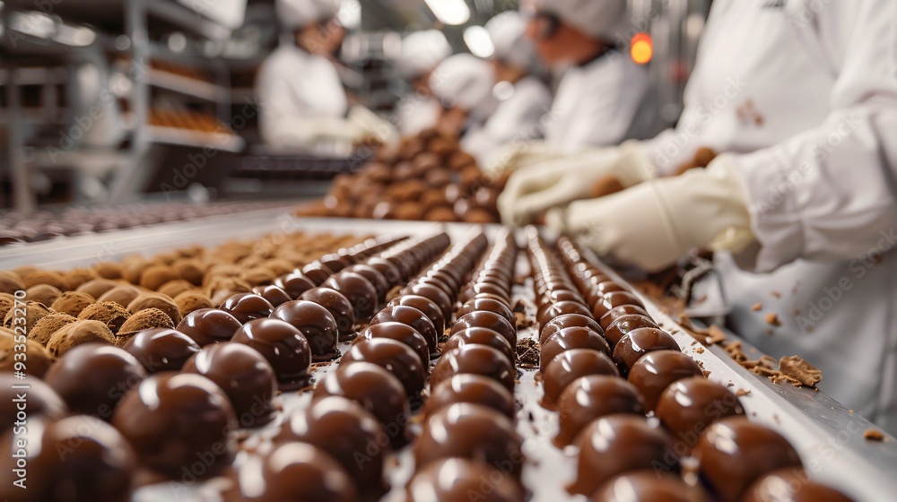 Chocolates manufacturing line Chocolates manufacturing line