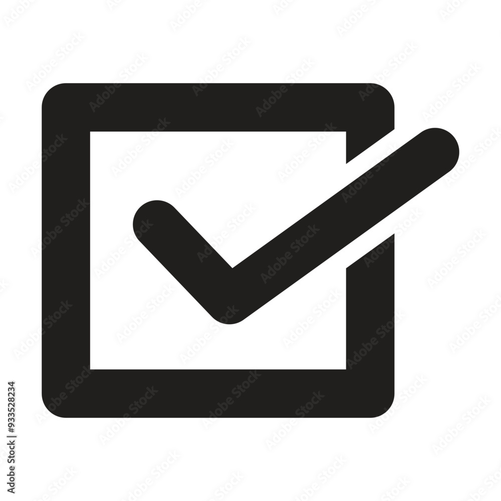 check box icon vector on white background check box icon vector on white background