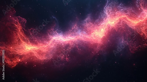 Cosmic Nebula with Vivid Colors