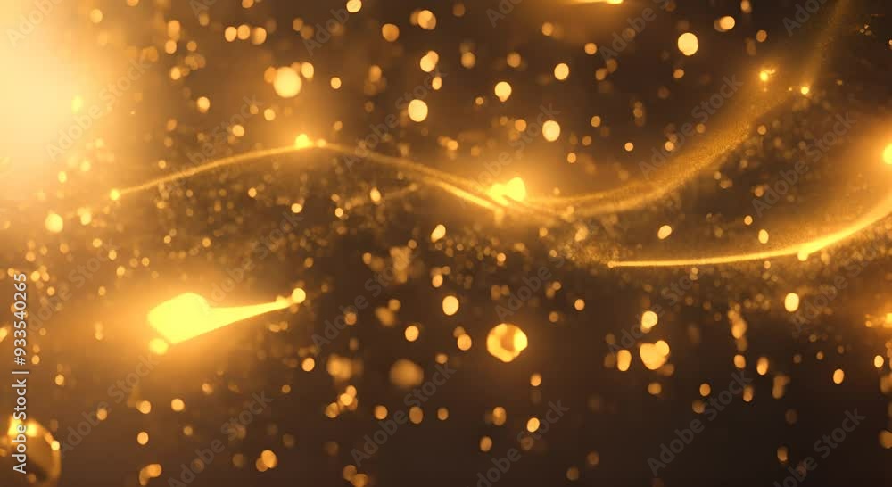 Abstract motion background shining gold particles Gold glitter background with sparkle shine light confetti Shimmering Glittering Particles With Bokeh Seamless loop video 3d animation 4k animation Abstract motion background shining gold particles Gold glitter background with sparkle shine light confetti Shimmering Glittering Particles With Bokeh Seamless loop video 3d animation 4k animation