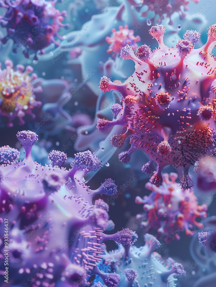 Striking Virus Photography - High-Quality Digital Images for Scientific and Creative Use Striking Virus Photography - High-Quality Digital Images for Scientific and Creative Use
