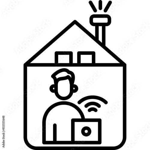 Work From Home Icon