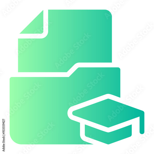 curriculum gradient icon