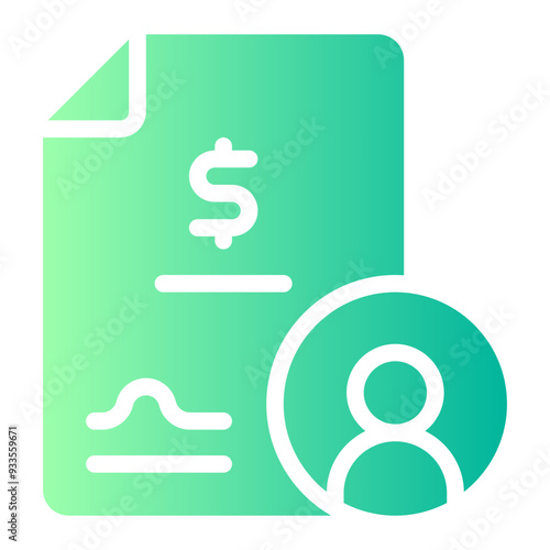 sponsorship gradient icon