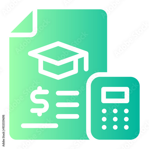 tuition gradient icon