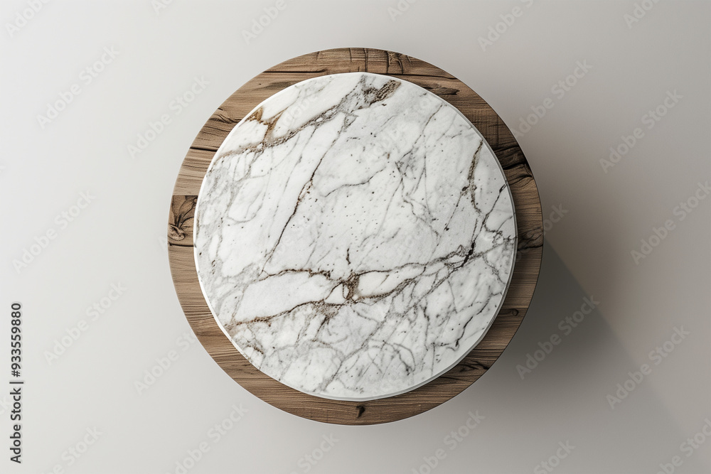 Top view of an aesthetic decorative item Top view of an aesthetic decorative item