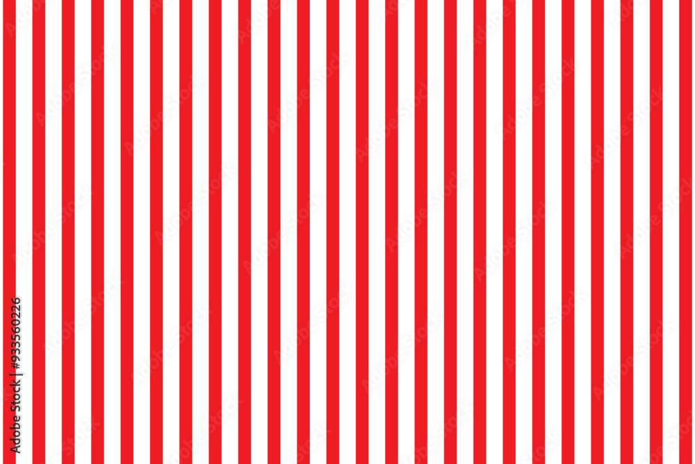 Naklejka premium Red striped background, red and white stripes, red and white striped background. Red Stripes Squares Stripes Abstract Background
