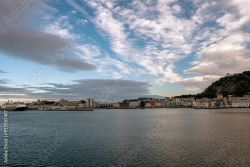 Panoramic view of Ålesund in Norway.