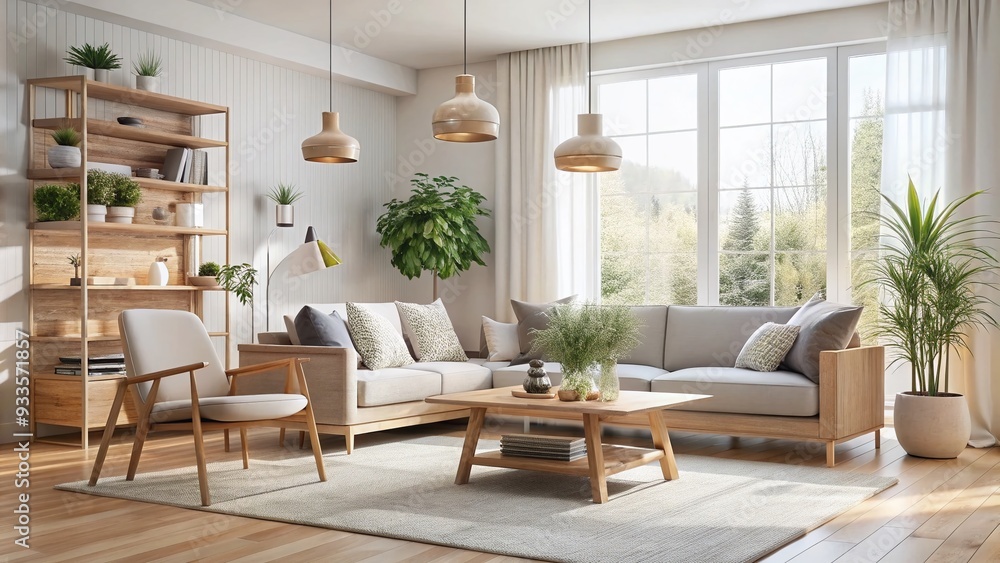 Scandinavian Simplicity: Light woods, neutral tones, cozy textures, functional design Scandinavian Simplicity: Light woods, neutral tones, cozy textures, functional design