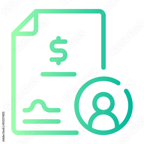 sponsorship gradient icon