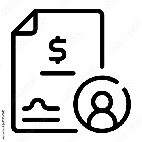 sponsorship line icon