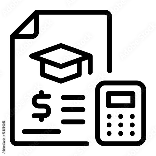 tuition line icon