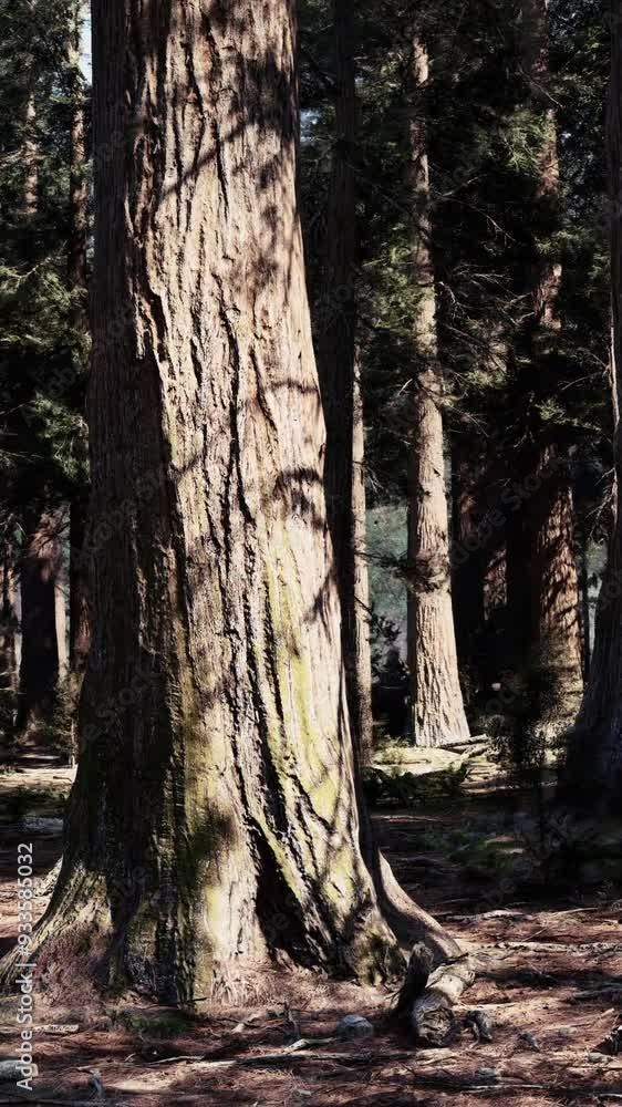 A group of trees that are in the woods A group of trees that are in the woods