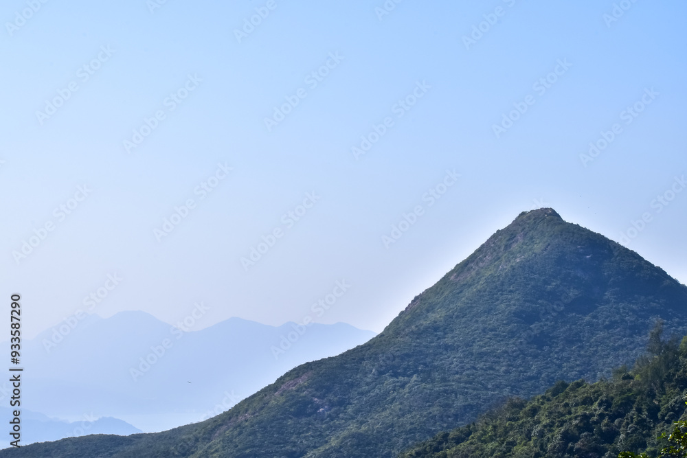 Close-up of the mountains with blue sky. Nature scene. Close-up of the mountains with blue sky. Nature scene.