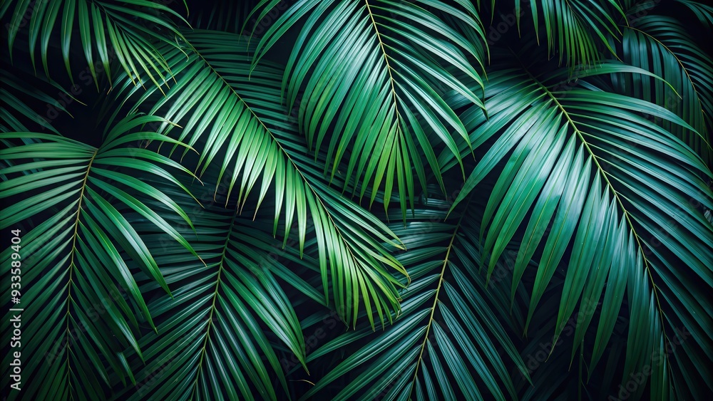 Low key image of dark palm leaves in a natural background setting , palm leaves, dark, foliage, nature, tropical, low key Low key image of dark palm leaves in a natural background setting , palm leaves, dark, foliage, nature, tropical, low key
