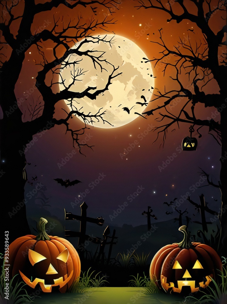 halloween background with pumpkin halloween background with pumpkin