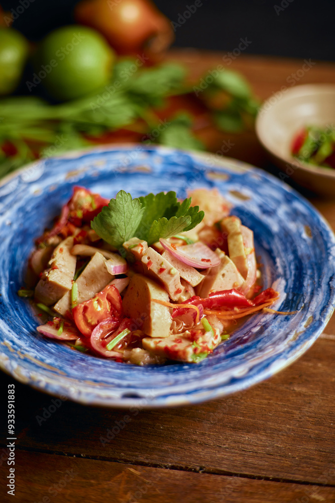 Spicy vietnamese sausage salad Spicy vietnamese sausage salad