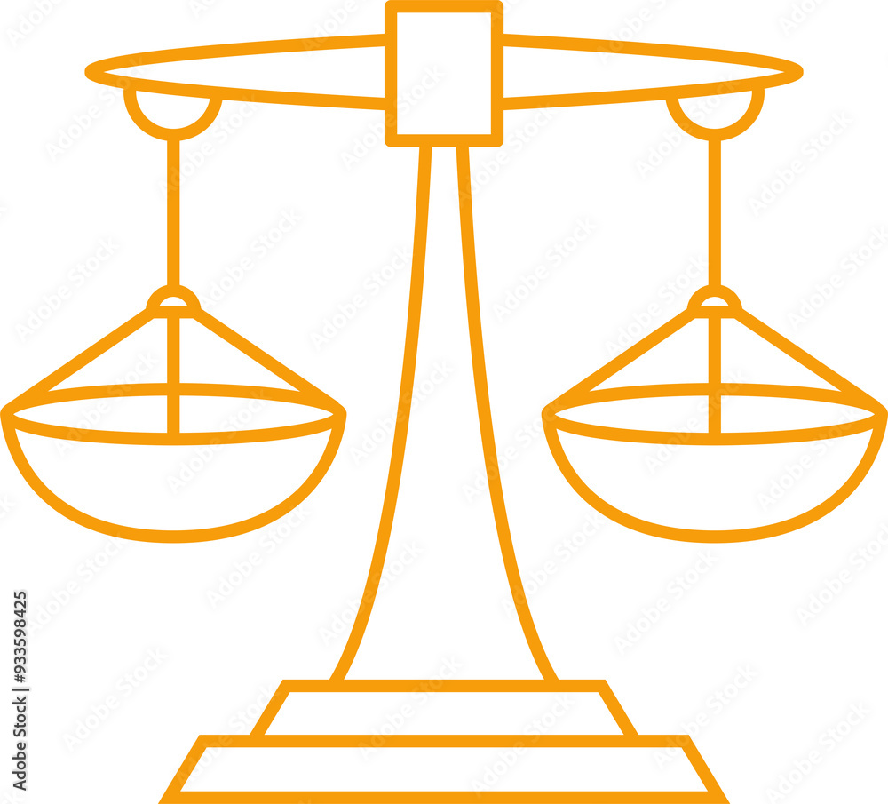 Justice Scales Icon Justice Scales Icon