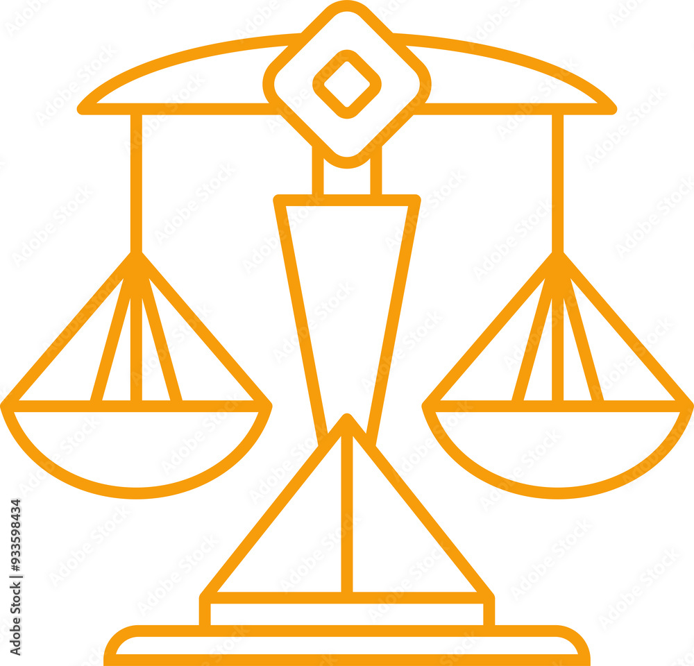 Justice Scales Icon Justice Scales Icon