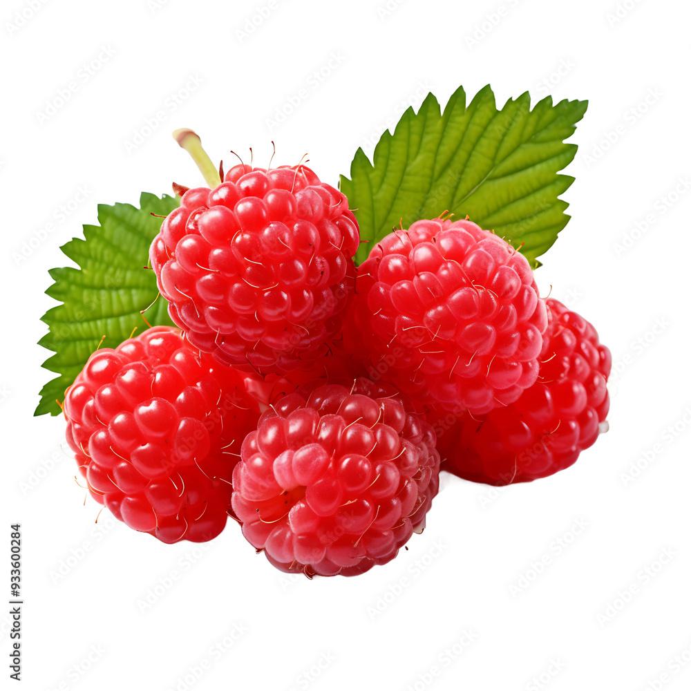Salmonberry isolated on transparent background Salmonberry isolated on transparent background