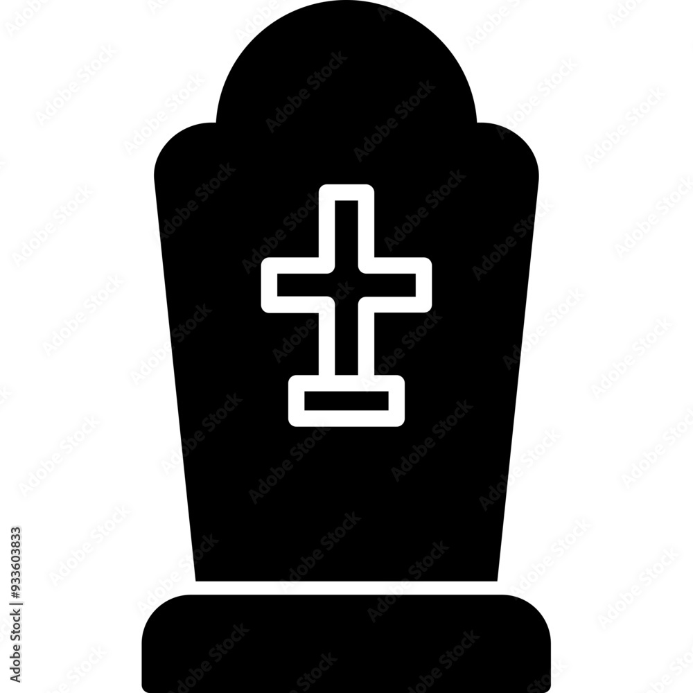 Fototapeta premium Gravestone Icon