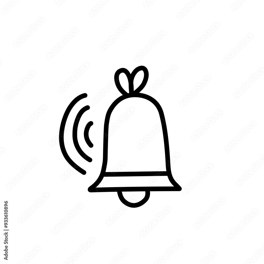bell notification line icon bell notification line icon