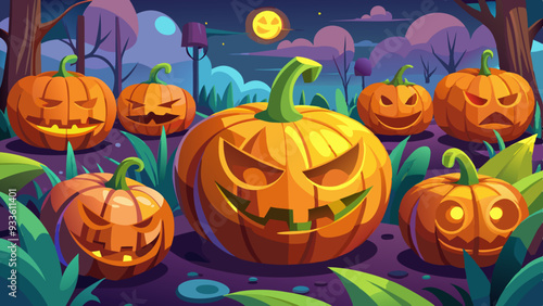 Haunted Pumpkin Field, Spooky Pumpkin Patch