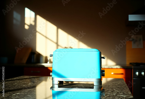 Wallpaper Mural Toaster on granite countertop kitchen with constant light from window Torontodigital.ca