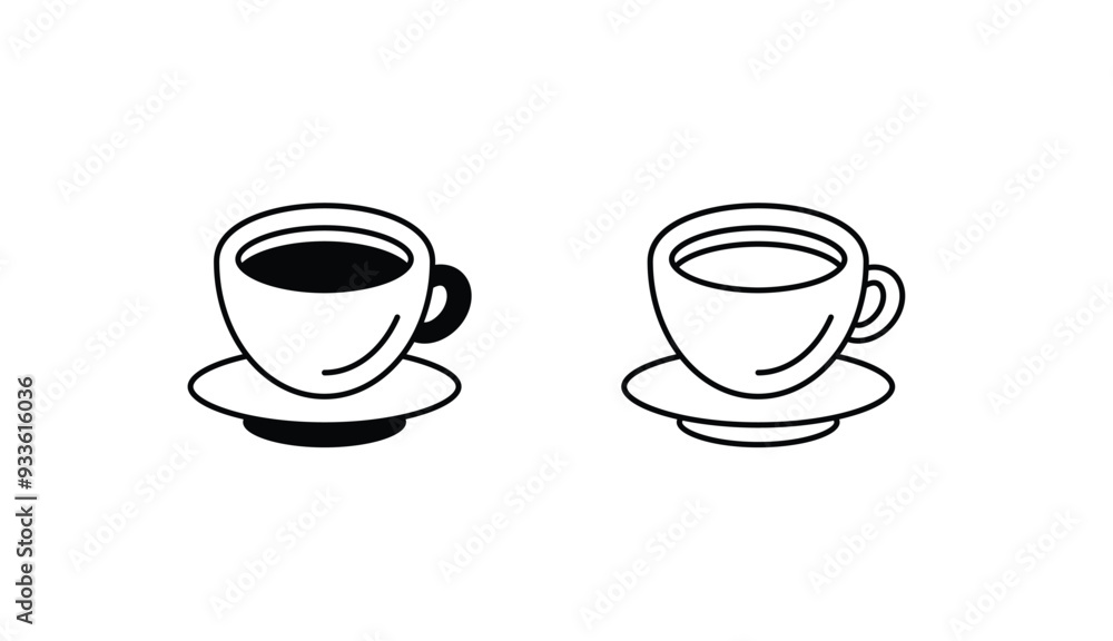 Coffee icon design with white background stock illustration Coffee icon design with white background stock illustration