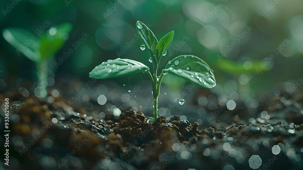 Emerging Seedling: A Symbol of Renewal, Hope, and the Start of New Growth in a Nurturing Environment Emerging Seedling: A Symbol of Renewal, Hope, and the Start of New Growth in a Nurturing Environment